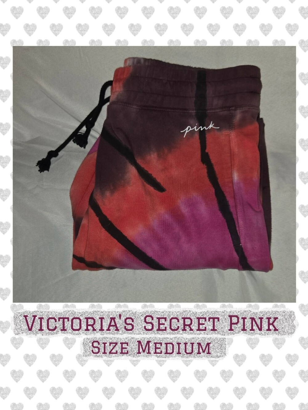 Victoria's Secret PINK Tie-Dye Lounge Joggers Sz M